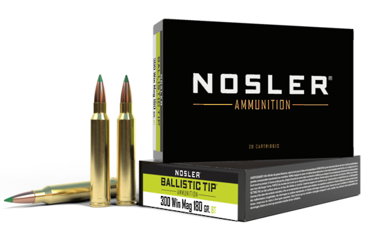 Nosler 300 Win Mag 180gr Ballistic Tip (x20)